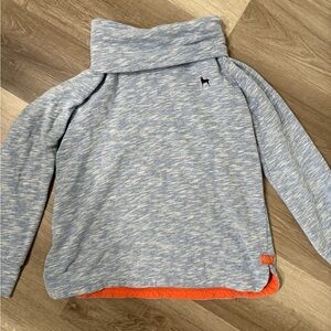 The Black Dog Blue and Orange Sweater